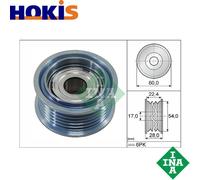 INA 532 0900 10 Deflection / Guide Pulley, v-ribbed belt