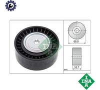 DEFLECTIONGUIDE PULLEY VRIBBED BELT 532 0907 10 FOR FIAT DOBLO/Cargo/Bus QUBO