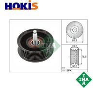DEFLECTIONGUIDE PULLEY VRIBBED BELT 532 0922 10 FOR JAGUAR XF/SPORTBRAKE/II 2.0L