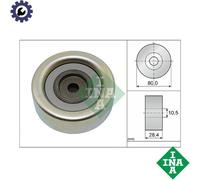 DEFLECTIONGUIDE PULLEY VRIBBED BELT 532 0933 10 FOR MITSUBISHI L200/TRITON 2.5L
