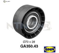 DEFLECTIONGUIDE PULLEY VRIBBED BELT GA350.43 FOR BMW 7/E38 M44B19 1.9L 4cyl 3.5L