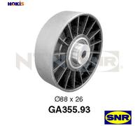DEFLECTIONGUIDE PULLEY VRIBBED BELT GA355.93 FOR VOLVO B5254S/5244S 2.4L 5cyl