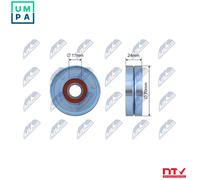 NTY RNK-AU-067 Deflection / Guide Pulley, v-ribbed belt