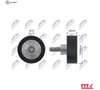 NTY RNK-BM-009 Deflection / Guide Pulley, v-ribbed belt