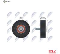 NTY RNK-KA-005 Deflection / Guide Pulley, v-ribbed belt