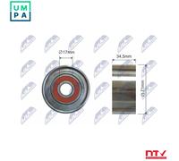 NTY RNK-MZ-012 Deflection / Guide Pulley, v-ribbed belt