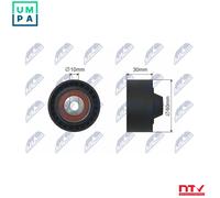 NTY RNK-RE-005 Deflection / Guide Pulley, v-ribbed belt