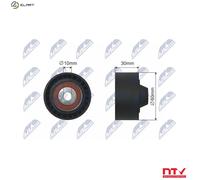 NTY RNK-RE-005 Deflection / Guide Pulley, v-ribbed belt