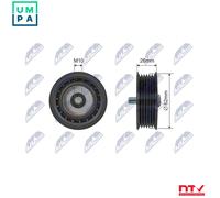 ✅Fits NTY RNK-SA-007 PULLEY IDLER V-BELT ⭐UK Seller⭐
