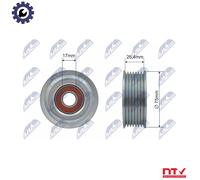 NTY RNK-TY-008 Deflection / Guide Pulley, v-ribbed belt