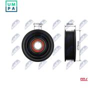 NTY RRK-MZ-003 Deflection / guide pulley, V-ribbed belt