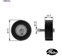 DEFLECTIONGUIDE PULLEY VRIBBED BELT T36199 FOR MAZDA FORD MONDEO/Mk/II/Turnier