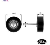 GATES T36263 Deflection / Guide Pulley, v-ribbed belt