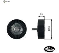 GATES T36412 Deflection / Guide Pulley, v-ribbed belt