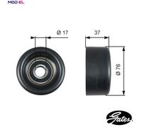 DEFLECTIONGUIDE PULLEY VRIBBED BELT T38028 FOR ACURA DAIMLER JAGUAR XJ XK 2.4L