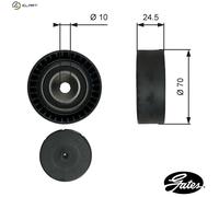 GATES T38071 Deflection / Guide Pulley, v-ribbed belt