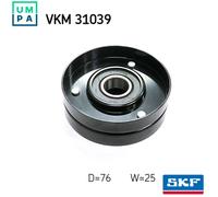 DEFLECTIONGUIDE PULLEY VRIBBED BELT VKM 31039 FOR SKODA VW AUDI A4/S4 A6/S6 2.5L