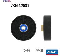 SKF VKM 32001 Deflection / guide pulley, V-ribbed belt