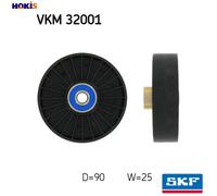 DEFLECTIONGUIDE PULLEY VRIBBED BELT VKM 32001 FOR ALFA ROMEO FIAT LANCIA