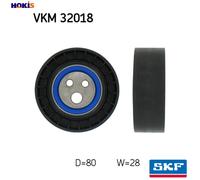 DEFLECTIONGUIDE PULLEY VRIBBED BELT VKM 32018 FOR ALFA ROMEO FIAT LANCIA