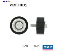 DEFLECTIONGUIDE PULLEY VRIBBED BELT VKM 33031 FOR PEUGEOT PARTNER/ORIGIN/Box