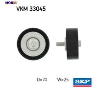 DEFLECTIONGUIDE PULLEY VRIBBED BELT VKM 33045 FOR PEUGEOT FIAT LANCIA 2.2L 4cyl