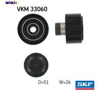 DEFLECTIONGUIDE PULLEY VRIBBED BELT VKM 33060 FOR PEUGEOT PARTNER/FURGON/Box