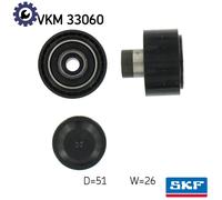 SKF VKM 33060 Deflection / guide pulley, V-ribbed belt