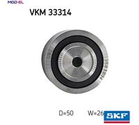 DEFLECTIONGUIDE PULLEY VRIBBED BELT VKM 33314 FOR PEUGEOT BOXER/FURGON/Van/Bus