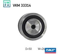 SKF VKM 33314 Deflection / guide pulley, V-ribbed belt