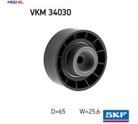 SKF Idler Pulley for Citroen Relay HDi 110 2.2 September 2011 to December 2014