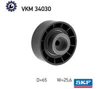 SKF Idler Pulley for Citroen Relay HDi 110 2.2 September 2011 to December 2014