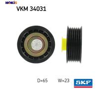 V-belt pulley VKM 34031 SKF for FORD JAGUAR