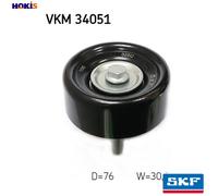DEFLECTIONGUIDE PULLEY VRIBBED BELT VKM 34051 FOR FORD AUSTRALIA SEBA 2.3L 4cyl