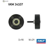 SKF VKM 34107 Deflection / Guide Pulley, v-ribbed belt