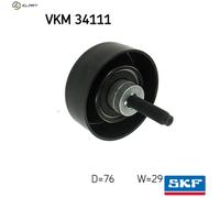SKF VKM 34111 Deflection / Guide Pulley, v-ribbed belt