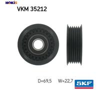DEFLECTIONGUIDE PULLEY VRIBBED BELT VKM 35212 FOR RENAULT ESPACE/IV/Mk VEL 6cyl