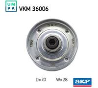 SKF VKM 36006 Deflection / guide pulley, V-ribbed belt
