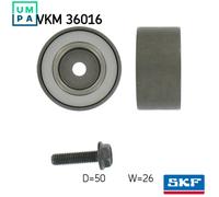 SKF VKM 36016 Deflection / Guide Pulley, v-ribbed belt