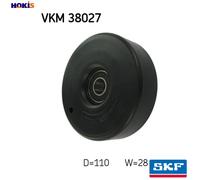 SKF VKM 38027 Deflection / guide pulley, V-ribbed belt
