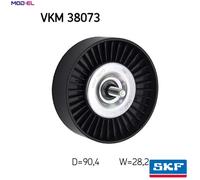 SKF VKM 38073 Deflection / guide pulley, V-ribbed belt