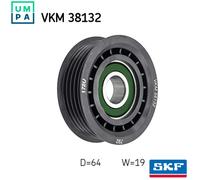 DEFLECTIONGUIDE PULLEY VRIBBED BELT VKM 38132 FOR MERCEDES-BENZ OM640.941 2.0L