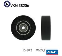 SKF VKM 38206 Deflection / Guide Pulley, v-ribbed belt