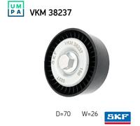 DEFLECTIONGUIDE PULLEY VRIBBED BELT VKM 38237 FOR BMW 1/E8/E9/E82/Convertible