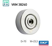 SKF VKM 38240 Deflection / guide pulley, V-ribbed belt