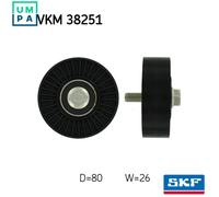 SKF VKM 38251 Deflection / Guide Pulley, v-ribbed belt