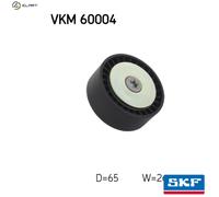 SKF VKM 60004 Deflection / Guide Pulley, v-ribbed belt
