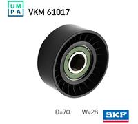 SKF Deflection/Guide Pulley VKM 61017 for V-ribbed Belt