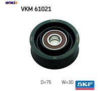 DEFLECTIONGUIDE PULLEY VRIBBED BELT VKM 61021 FOR TOYOTA COROLLA/iM/QUEST RAV