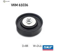 VKM 61036 V-Ribbed Belt Deflection Guide Pulley Lower Fits Toyota Yaris/Vitz SKF
